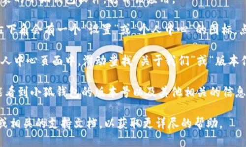 要查看小狐钱包的版本信息，可以按照以下步骤操作：

1. **打开小狐钱包应用**：找到并点击手机中安装的小狐钱包软件，打开该应用。

2. **进入设置**：在主界面上，通常在右上角或右下角会有一个“设置”或“个人中心”的图标，点击进入。

3. **查找关于我们或者版本信息**：在设置或个人中心页面中，滑动查找“关于我们”或“版本信息”的选项。不同版本的应用可能设置略有不同。

4. **查看版本号**：点击“关于我们”后，您应该能看到小狐钱包的版本号以及其他相关的信息。

如果在这个过程中遇到问题，可以检查官方网站或相关的支持文档，以获取更详尽的帮助。