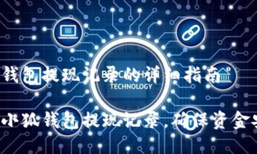 查看小狐钱包提现记录的详细指南

轻松掌握小狐钱包提现记录，确保资金安全无忧！