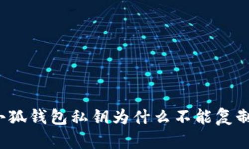 小狐钱包私钥为什么不能复制？